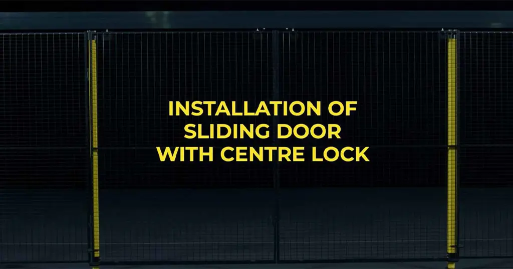 Installazione di Porta scorrevole con serratura centrale con Axelent