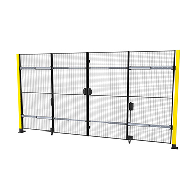 Porta combinata a battente e a scorrimento