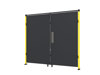 axelent machine guarding double hinge door sheet metal panel