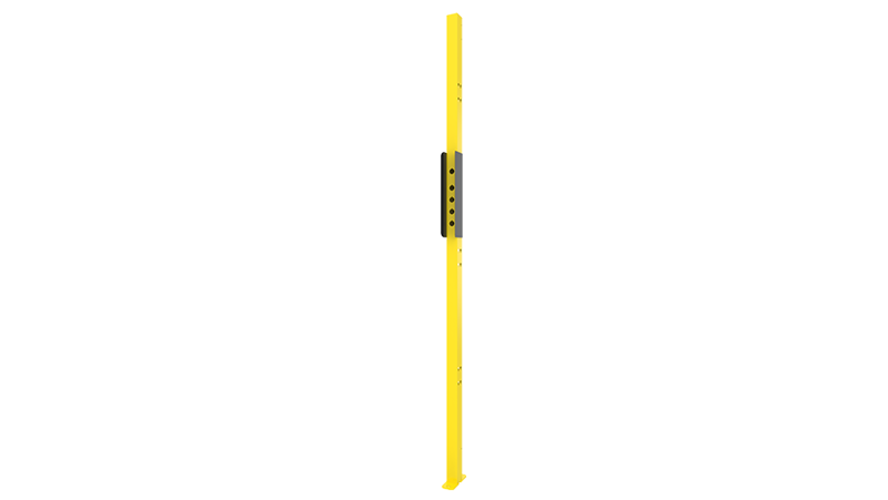 Montante standard 50x50 mm predisposto per pulsantiere