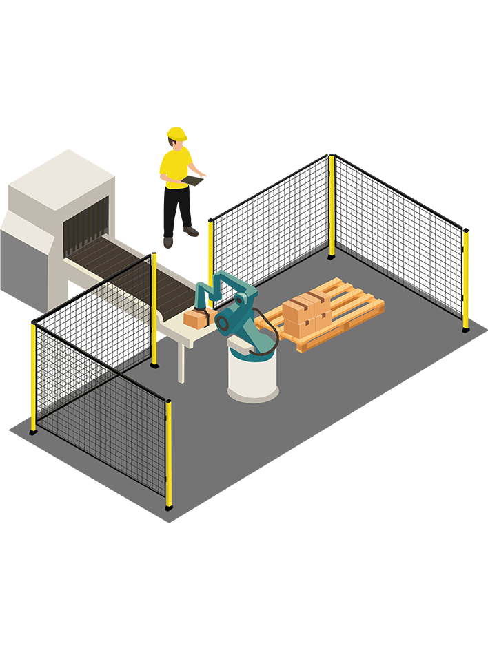 I robot collaborativi sono progettati per muoversi a velocità e con forze tali da non causare danni alle persone in caso di contatto o impatto.