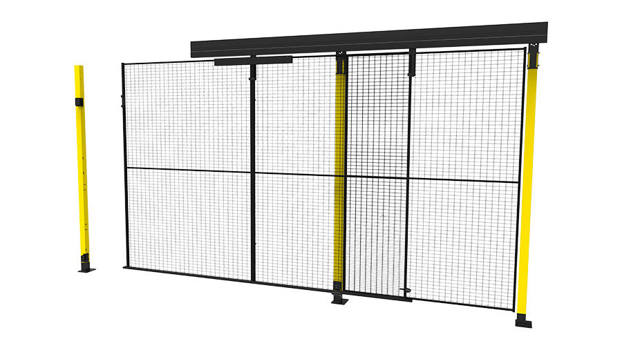 X guard porta scorrevole singola senza guida Porta scorrevole senza guida