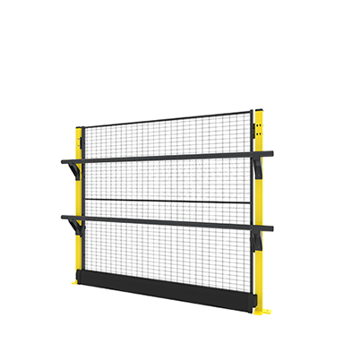 Altezza 1400 mm con pannelli