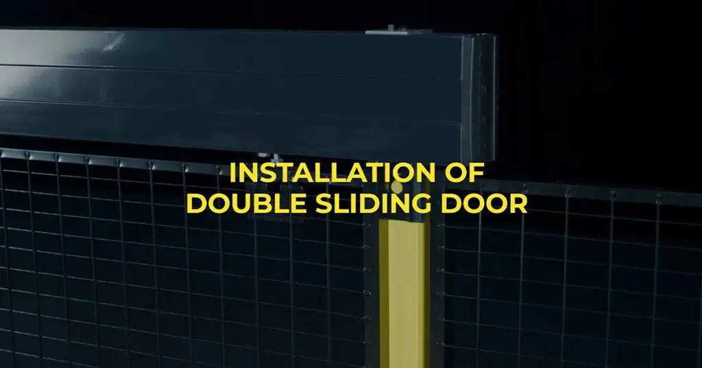 Installazione di Porta scorrevole doppia con Axelent