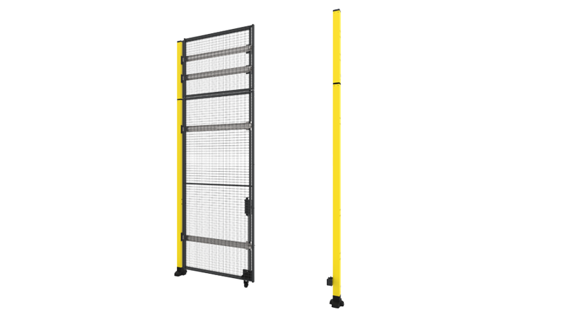 Porta combinata a battente e a scorrimento