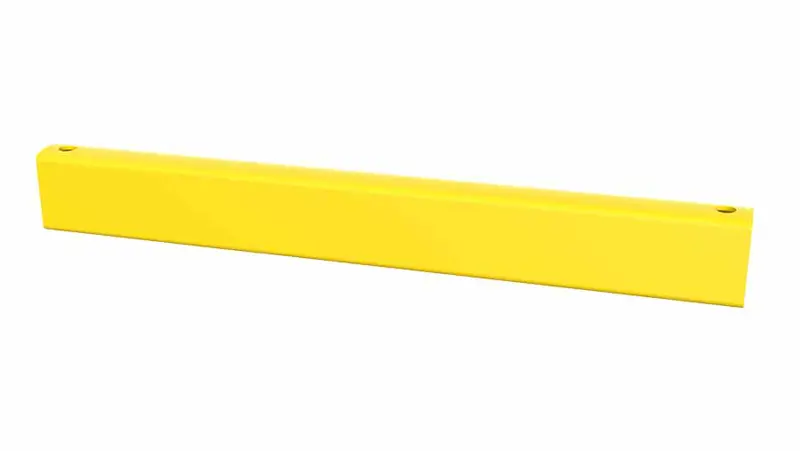 Barriera pedonale con doppia protezione dagli impatti