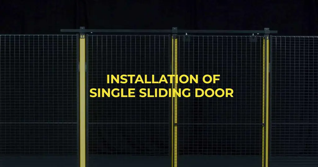 Installazione di Porta scorrevole singola con Axelent