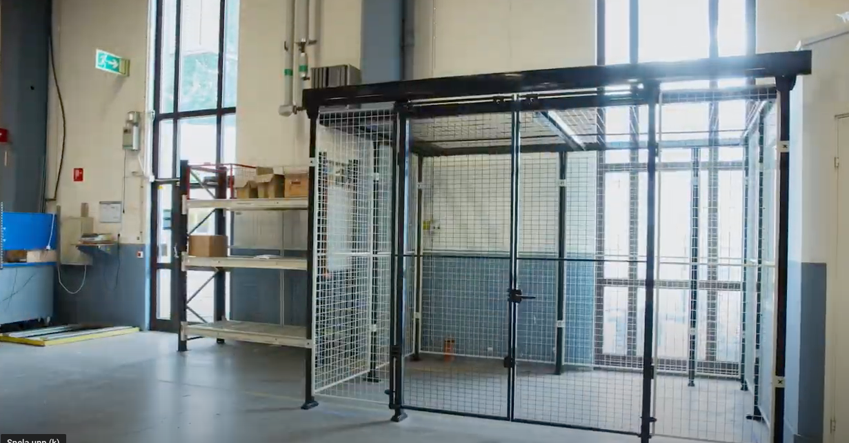 Porta scorrevole doppia, sovrapposta