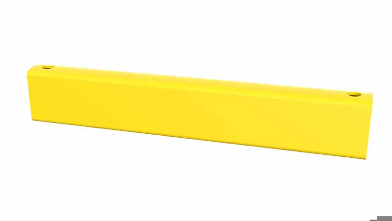 Barriera pedonale con doppia protezione dagli impatti